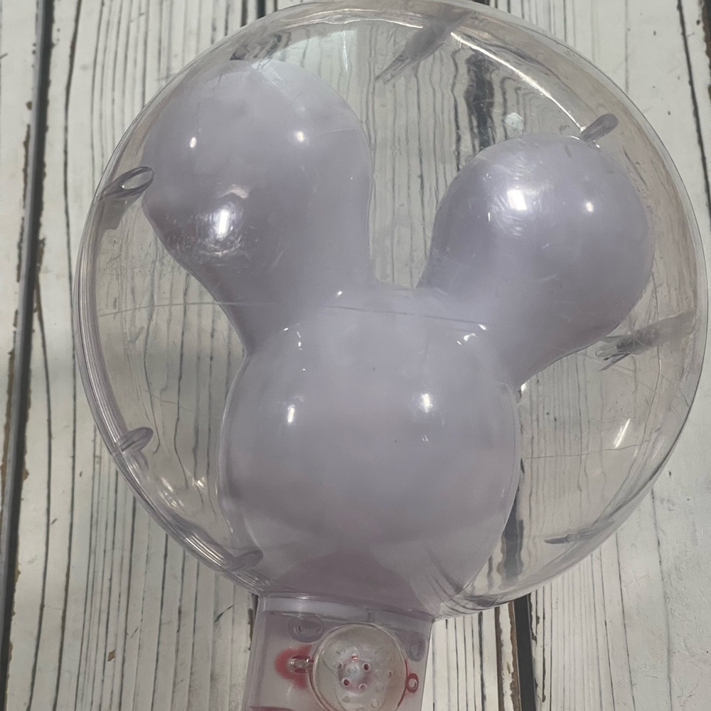 *WORKS* Disney Parks‎ Mickey Mouse Glow Balloon LED Light-Up Wand with sounds - Picture 8 of 11